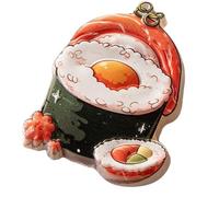 Set de Imanes de Nevera 3D de Comida y Bebida Lindos, Imanes de Estilo de Dibujos Animados Con Hamburguesa Huevo Pan, Regalo Para Amantes de la Comida，Patrón 4