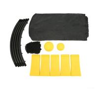 Set de Jeu de Beach Volley avec Filet Flexible ABS+PP(9cm 12.5cm balls) | Filet flexible pour facile, 3 pour balles incluses, de transport, matériel ABS+PP durable