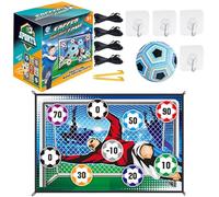 Set De Jeu De Football pour - Jeu De Tir Au But Intérieur Et Extérieur | Inclut 1 Ballon Et 1 But en Flanelle | Jouets De Football Sécurisés pour De 3 Ans Et Plus