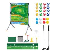 Set de Jeu de Golf à Puce - Aide à l'entraînement Interactive Portable pour père et Fils, Jeu de Puce de Golf pour Papa, pour Femmes, Adolescents, golfeurs époux, Mari, Fils