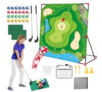 Set de Jeu de Golf de Bataille, Équipement de Jeu en Plein Air, Jeux de Golf en Plein Air Intérieurs pour Les Enfants de la Famille des Adultes, pour Les Enfants Adultes en Plein Air Et Intérieur A