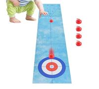 Set de Jeu de Golf pour Table - Tapis tri-Pliable pour Plusieurs Joueurs, Jeu de Curling Golf pour Bureau, Salon, Chambre, Appartement, fête, Salle de Classe, Adolescents, Amis, compagnons