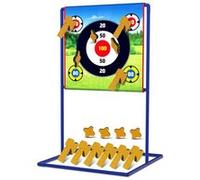 Set de Jeu de Lancer VATOS Cible à Hache et Étoile pour Intérieur et Extérieur - Amusement pour Enfants et Adultes, Cadeau Idéal pour Anniversaires G