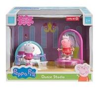 Set De Jeu Peppa Pig : Studio Ecole De Danse - Figurines Exclusives Et Accessoires - Scene Spectacle - Mini Monde Fille