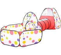 Set de jeu pour enfants, piscine à balles 3 en 1, tente pliable, tunnel pour marcher à quatre pattes, point noir