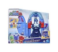 PJ Masks 2-in-1 HQ Playset, Headquarters and Rocket Preschool Toy with Action Figure and Vehicle for Kids Ages 3 and Up