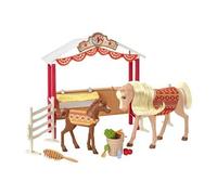 Mattel – Coffret écurie Spirit L'indomptable – Figurines cheval et poulain, accessoires – GXF53