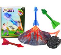 Set de jeu volcan dinosaure avec lanceur réglable