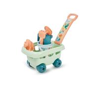 Set de jouets de plage Ecoiffier chariot de plage dinosaure avec seau, tamis, arrosoir, pelle, râteau et moule Multicolore