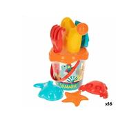 Set de jouets de plage Colorbaby polypropylène (16 pièces)