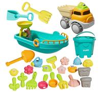 Set de Jouets Plage | Vingt-Cinq pièces - Exploration Amusante - Creusage,Jouets de Sable | pour l'extérieur, Piscine, Eau, Natation et plongée, Les Vacances d'été en Famille