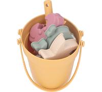 Set de jouets seau de plage en silicone,Jouet de plage en silicone,Set de jouets seau de plage pour enfants,Set de jouets de plage pour enfants,Jouet de plage en silicone portable