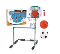 Set de la piscine de ballon de football de basket-ball d'eau, jeu de panier de sport en plein air | Ensemble de loisirs aufblastable, joueur à double fonction avec une structure simple pour la pelouse