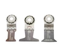 Set de lames de scie STARLOCK E-Cut spécial bois 3 pièces 35 à 65mm - FEIN - 35222967080