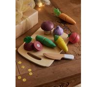 Set de légumes à couper en bois FSC® beige TU