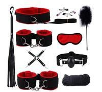 Set De Linge De Lit 10pcs, Bracelet à Main + Combinaison De Corde En Nylon, Ensemble De VêTement SpéCial - Cadeau De Couple - D-1 (Violet)
