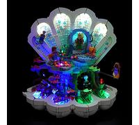 Set de lumière LED pour Lego 43225 Disney Princess Ariel's Royal Clam Set (Pas de Lego), Set d'éclairage de décoration pour Lego La Petite Sirène Royal Clamshell Creative Toys - Version Standard
