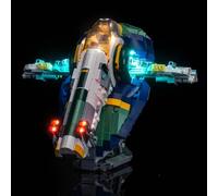 Set de Lumières LED Compatible avec Lego 75433 Jango Fett's Starship (Aucun Modèle), Kit d'Éclairage Décoratif Compatible avec Lego Jango Fett's Starship 75433 Jouet Créatif