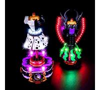 Set de lumières LED compatible avec les robes Lego Maléfique et Cruella d' 43262 (Pas de modèle) Ensemble d'éclairage décoratif créatif
