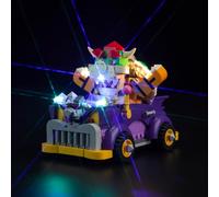 Set de lumières LED pour Lego Super Mario Bowsers Monster Truck - Ensemble d'expansion (sans Lego), Ensemble d'éclairage de décoration pour Lego 71431 Ensemble d'expansion Bowser's Muscle Car Jouet