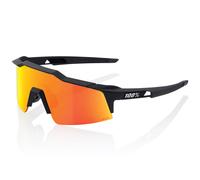 100percent Speedcraft Xs Sunglasses Noir Hiper Red Multilayer/CAT3 Soft Tact Black
