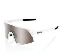100percent S3 Sunglasses Blanc Hiper Silver Mirror/CAT3 Matt White