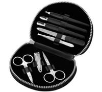 Clauss Set De Manucure, Étui En Similicuir, 8 Pièces, Noir