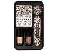 Magic Studio Set Wild Safari Savage Nail Art 6uds