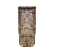 Set de manucure - PFEILRING SOLINGEN - Voyage - 3 pièces - Étui en cuir - Bronze métallisé