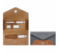 Set de manucure - ZWILLING - 97698-005-0 - 3 pièces - Cuir véritable - Feutre gris
