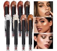 Set de Maquillage | Fard à Paupières Crème Effet Shimmer & Matte,Effet Lumière & Brillant - Liner Crémeux Multi-Usage Pour Femmes & Filles - Maquillage Fête & Beauté