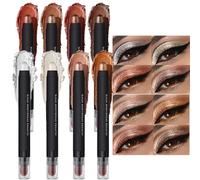 Set de Maquillage - Fard à Paupières Crème Effet Shimmer & Matte | Stylo Highlighter & Eye-Liner Texture Crème Matte pour Maquillage de Fête Femmes