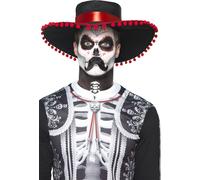Hommes Mexicain Dia Los Muertos Jour De The Dead OS Squelette Maquillage Sfx Kit