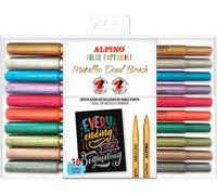 Set de marqueurs Alpino Color Experience Coloré Pinceau à double extrémité 10 pièces