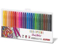 Set de marqueurs Alpino Color Experience Dual Artist 24 pièces double fin