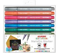 Set de marqueurs Alpino Coloré Métallisé 10 pièces
