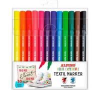 Set de marqueurs Alpino Coloré Textile 10 pièces