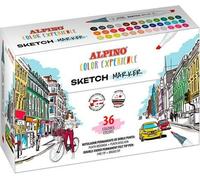 Set de marqueurs Alpino Sketch - Color Experience Coloré double fin 36 pièces