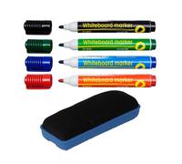 Set de marqueurs de 4 couleurs + éponge D.RECT