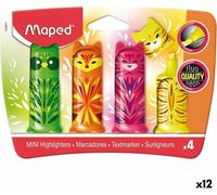 Set de marqueurs fluorescents Maped Coloré 4 pièces (12 pièces)