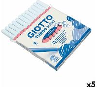 Set de marqueurs Giotto Turbo Maxi Rosa (5 pièces)