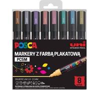Set de marqueurs Posca PC-5M - Des couleurs qui donnent vie à vos projets Idéal pour l'inspiration artistique et créative.