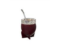 Set de Mate y Bombilla Artesanal (Marron)