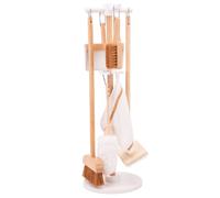 New Classic Toys Set de ménage en bois Woet® — balai, pelle et accessoires — Dès 3 ans