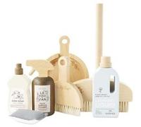 Set de Ménage imitation en bois Beige G