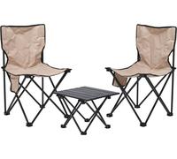 set de meubles de camping 3pcs Chaise de camping Table de camping Outdoor sac inclus