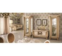 Set de meubles de salon Salon Sideboard 2x Vitrine 3pcs. Meuble-paroi arredoclassic