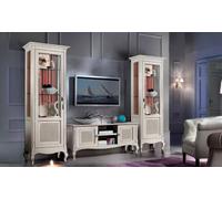 Set de meubles de salon Salon Support TV 2x Vitrine 3pcs