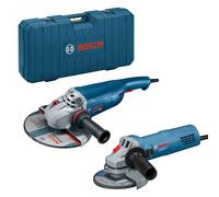 Set de meuleuses d'angle BOSCH 06018C1109 - 230mm et 125mm - En coffret