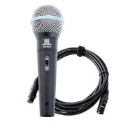 Set De Microphone DJ PA Professionnel Scene Live Chant Voix Cable Connecteur XLR